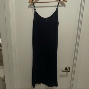 Navy blue slip dress - Aritzia